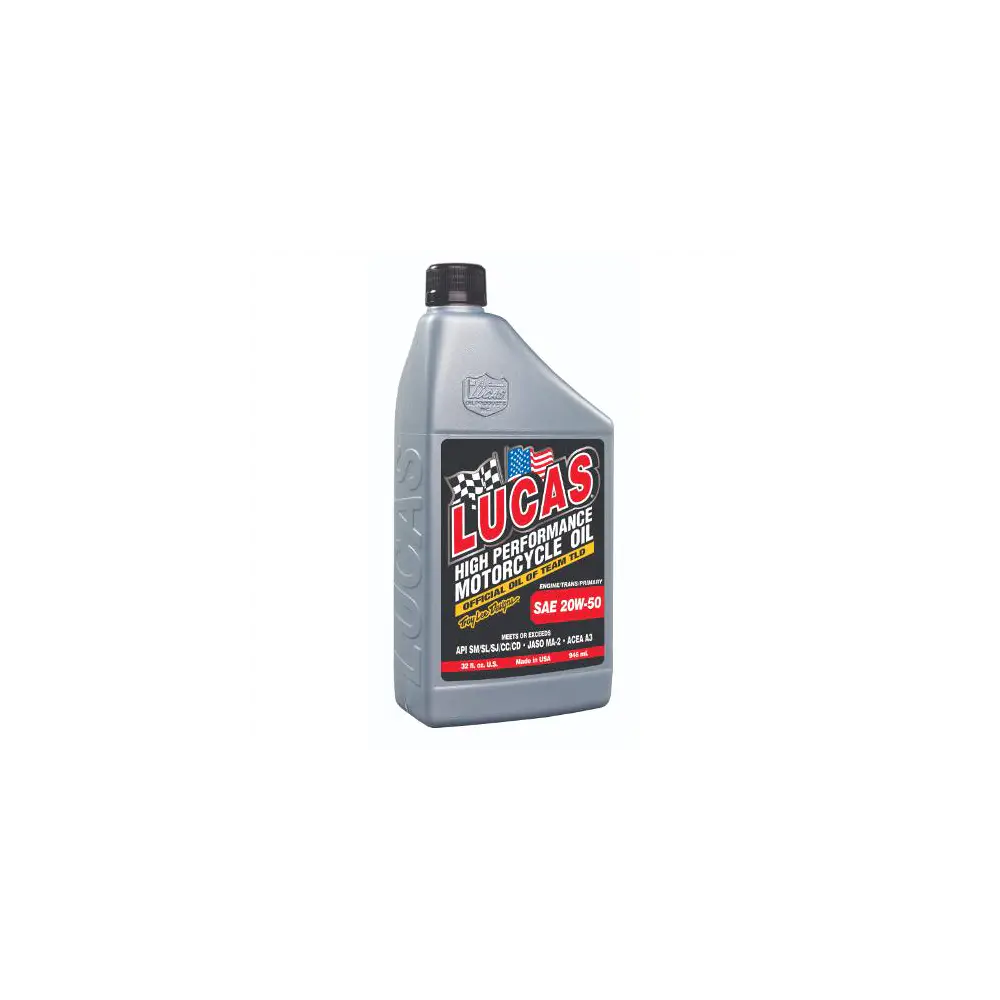 SAE 20W-50 Motorcycle Oil - 1 Qt. Bottle - LOP10700